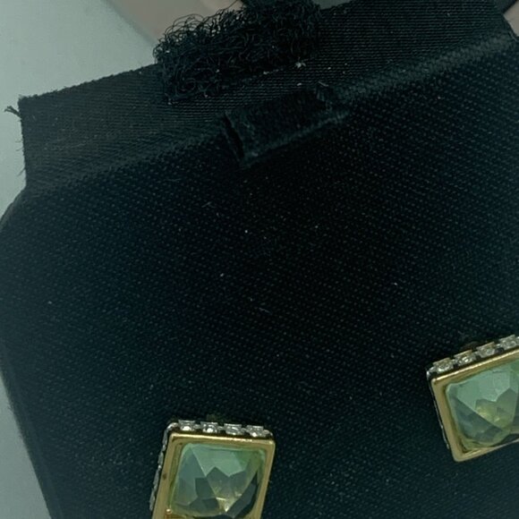 Juicy Courture Pyramid Stone Studs Earrings - Picture 6 of 15